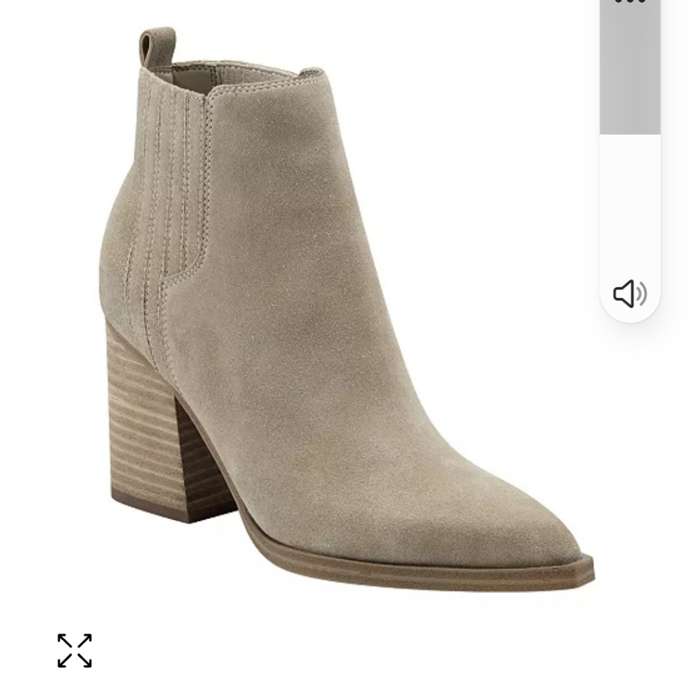 Nine West suede black heel boot